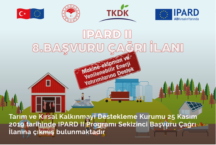 TKDK IPARD II Program Sekizinci Bavuru ar lanna km Bulunmaktadr