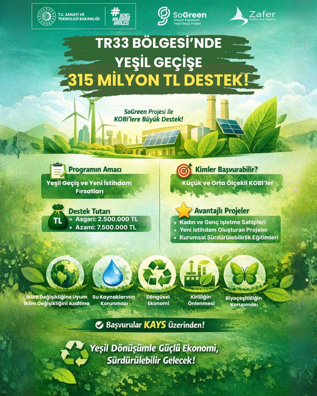 TR33 B�LGES�'NDE YE��L GE���E 315 M�LYON TL DESTEK!