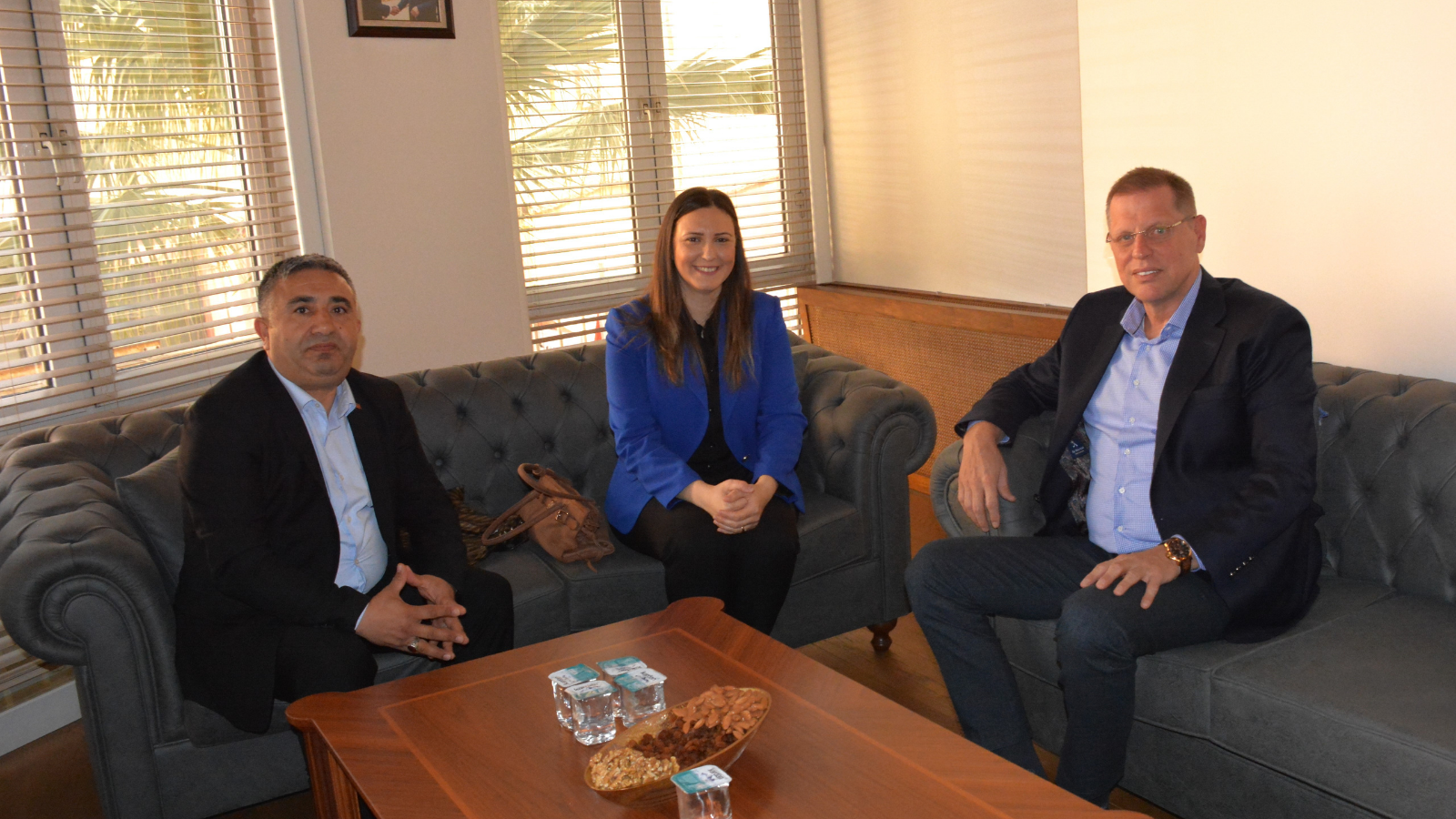 TBAL'DAN BA�KANIMIZ SADIK �ZKASAP'A Z�YARET